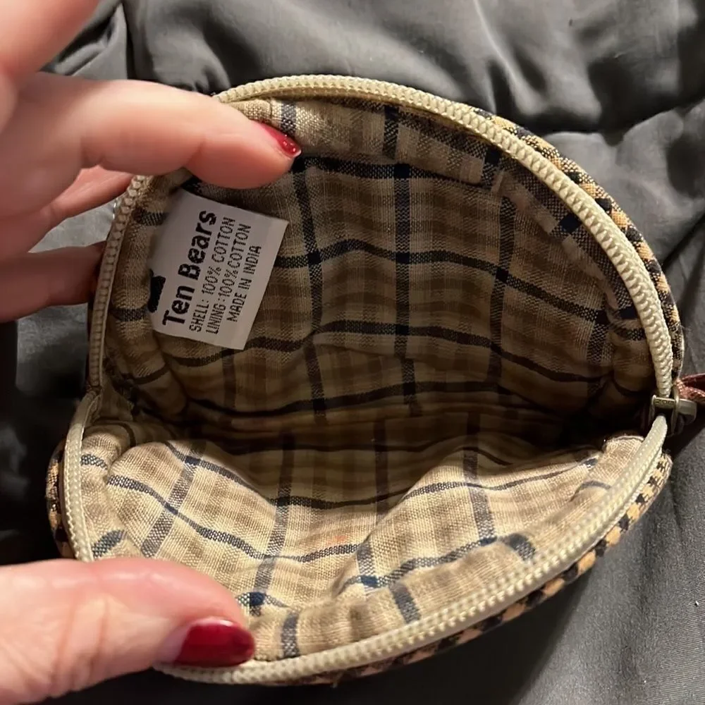 Ten Bears Quilted Pouch